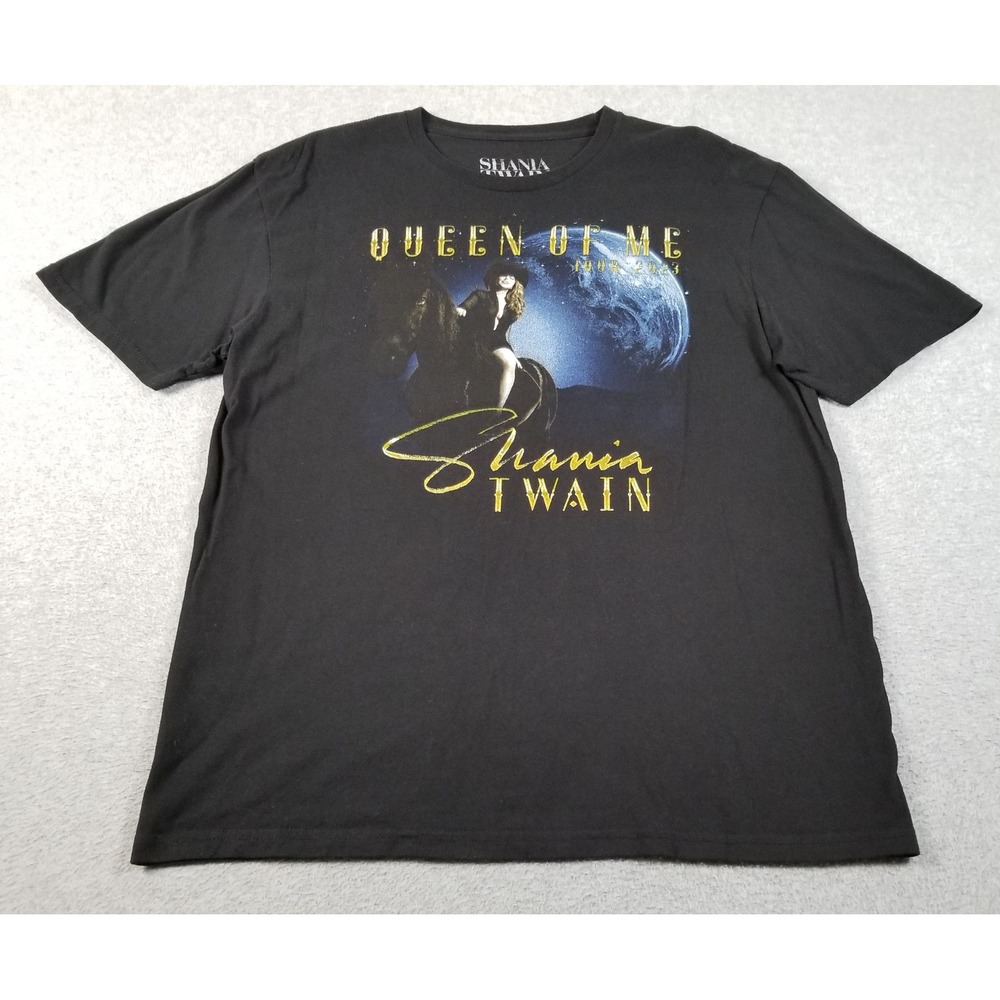Shania Twain T-Shirt Unisex Adult Large L Queen‎ Of Me 2023 Concert Graphic Tee
